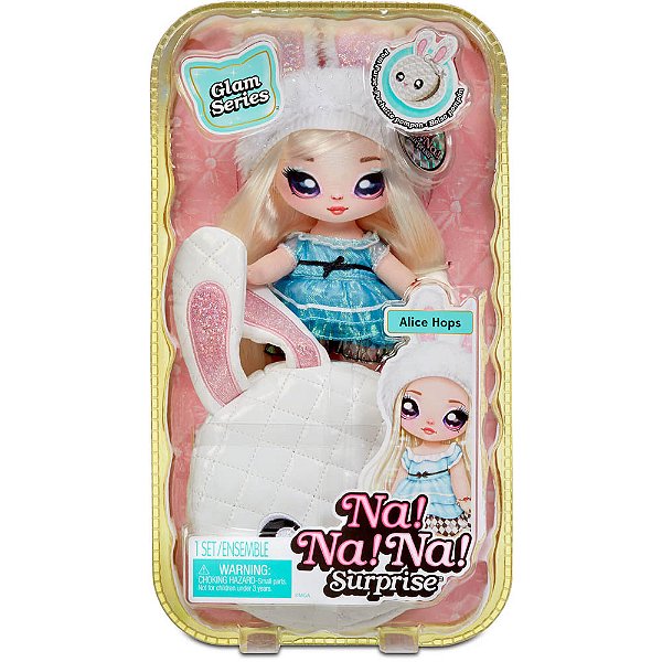 Boneca Na!Na!Na! Supresa 2 em 1 Pom Glam Alice Hops