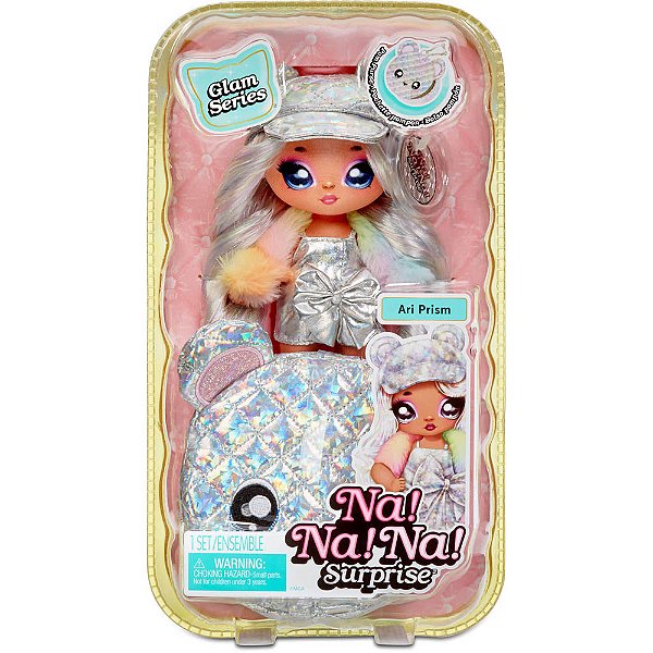 Boneca Na!Na!Na! Supresa 2 em 1 Pom Glam Ari Prism