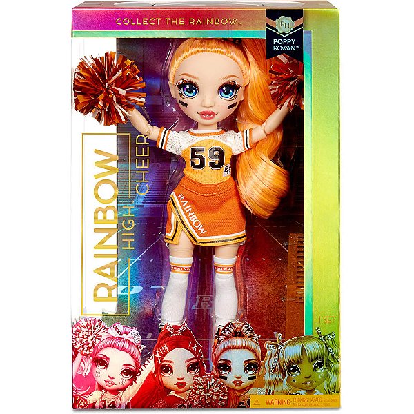 Boneca Rainbow High Cheer Poppy Rowan