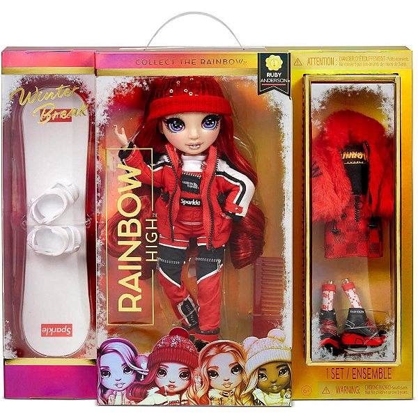 Boneca Rainbow High Fashion Inverno Ruby Anderson