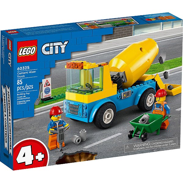 Lego City Caminhão Betoneira 60325 85pcs