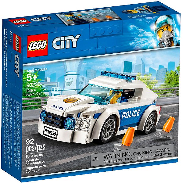 Lego City Carro Patrulha da Polícia 60239 - 92pcs