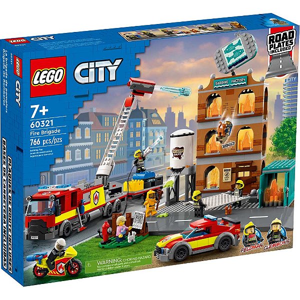 Lego City Corpo De Bombeiros 766pcs