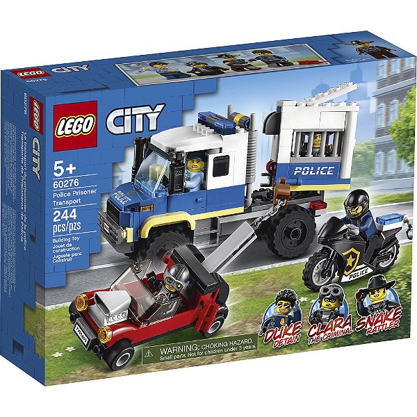 Lego City Transporte De Prisioneiros Da Polícia 60276