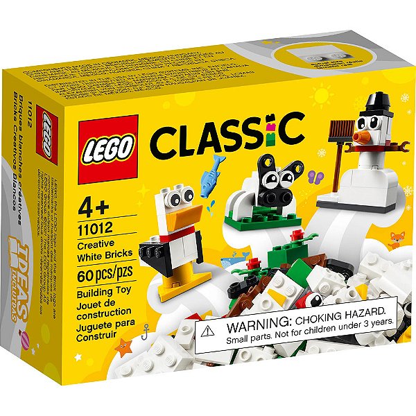 Lego Classic Blocos Brancos Criativos 11012 - 60pcs