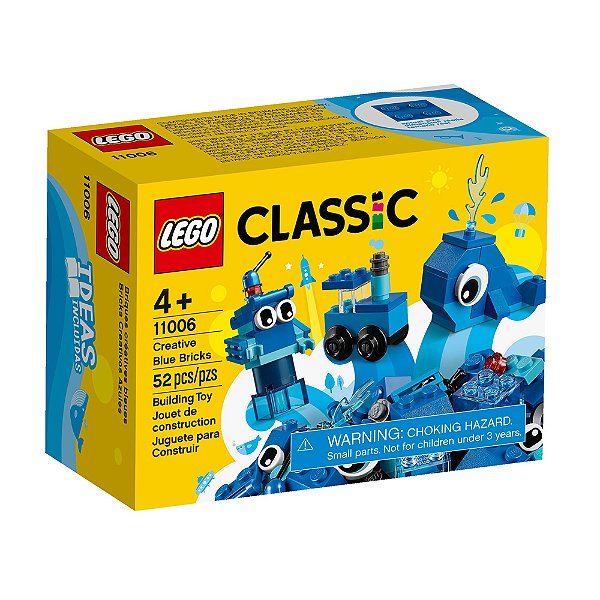 Lego Classic Peças Azuis Criativas 11006 - 52pcs