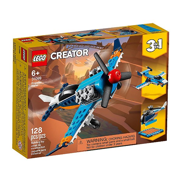 Lego Creator Avião de Hélice 31099 - 128pcs