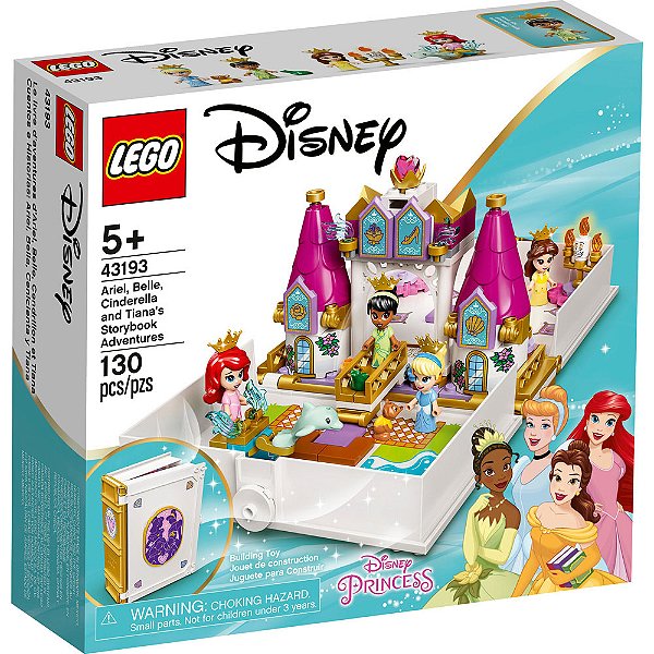 Lego Disney Princess Livro de Ariel, Bela, Cinderela 43193