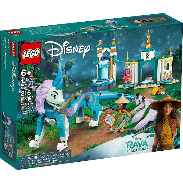 Lego Disney Princess Raya e O Dragão Sisu 43184 - 216pcs