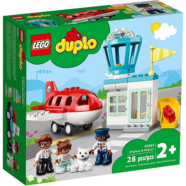 Lego Duplo Avião E Aeroporto 10961