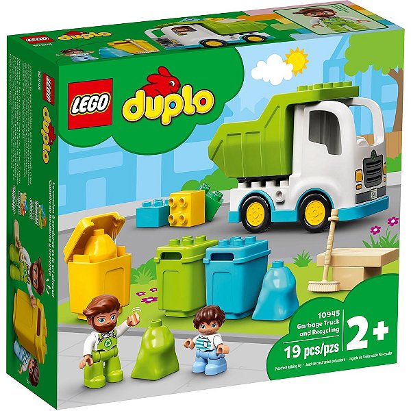 Lego Duplo Caminhão Do Lixo E Reciclagem 10945