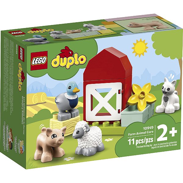 Lego Duplo Cuidando Dos Animais Da Fazenda 10949