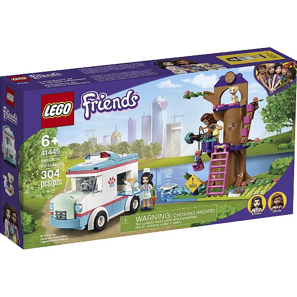 Lego Friends Ambulância Da Clínica Veterinária 41445