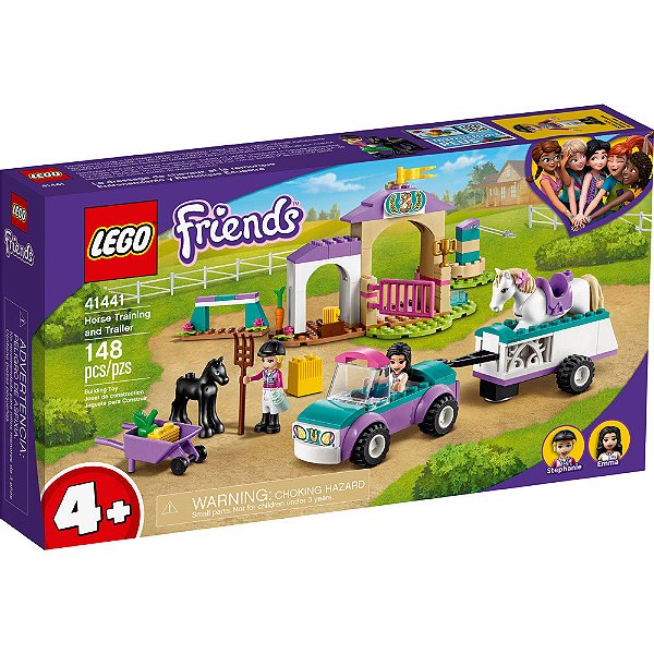 Lego Friends Treinamento de Cavalos e Trailer 41441 148pcs