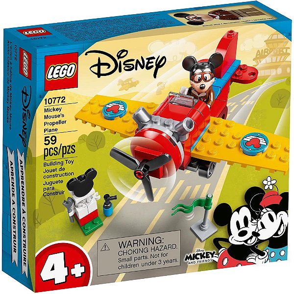 Lego Juniors Avião A Hélice Do Mickey Mouse 10772