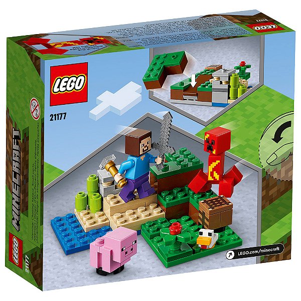 Lego Minecraft A Emboscada do Creeper 21177 72pcs