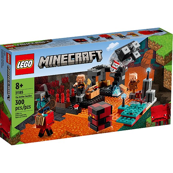 Lego Minecraft O Portal do Nether 21185 300pcs