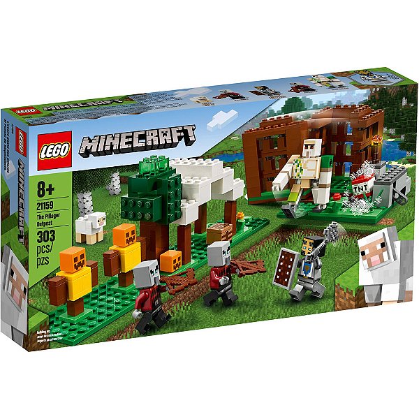 Lego Minecraft The Pillager Outpost 21159 - 303pcs