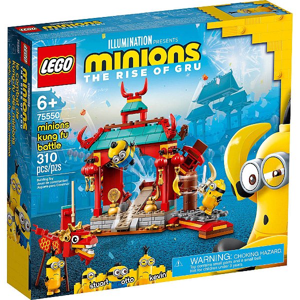 Lego Minions Combate de Kung Fu Dos Minions 75550 - 310pcs