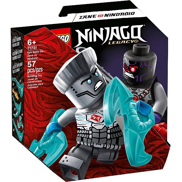 Lego Ninjago Conjunto Combate Épico - Zane Vs Nindroid 71731