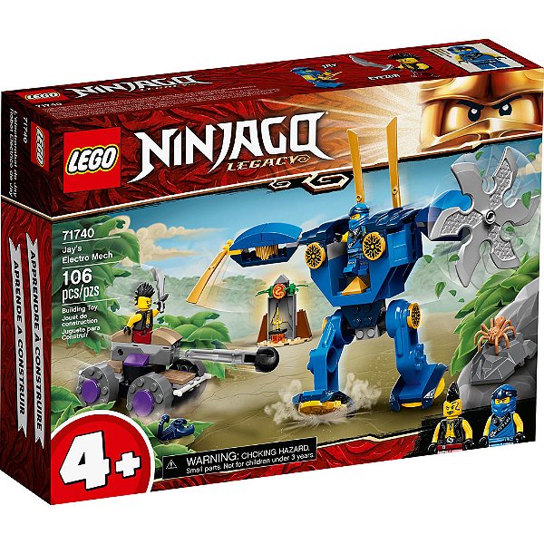 Lego Ninjago O Electromech de Jay 71740 - 106pcs