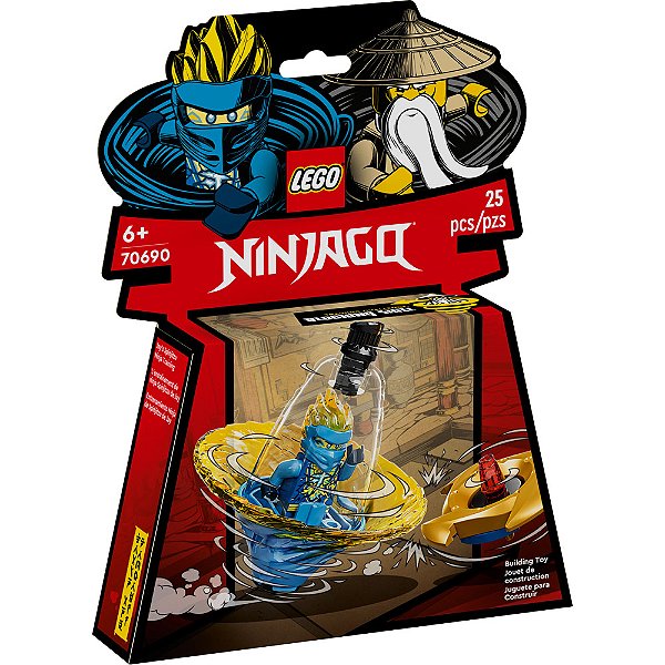 Lego NINJAGO Treinamento Ninja Spinjitzu do Jay 70690 25pcs