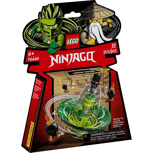 Lego NINJAGO Treinamento Ninja Spinjitzu do Lloyd 70689 32pcs