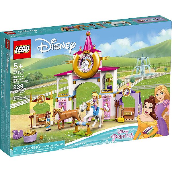 Lego Princess Estabulos Reais De Bela e Rapunzel 43195 239pcs