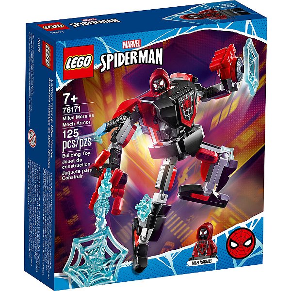 Lego Super Heroes Armadura Robô de Miles Morales 76171