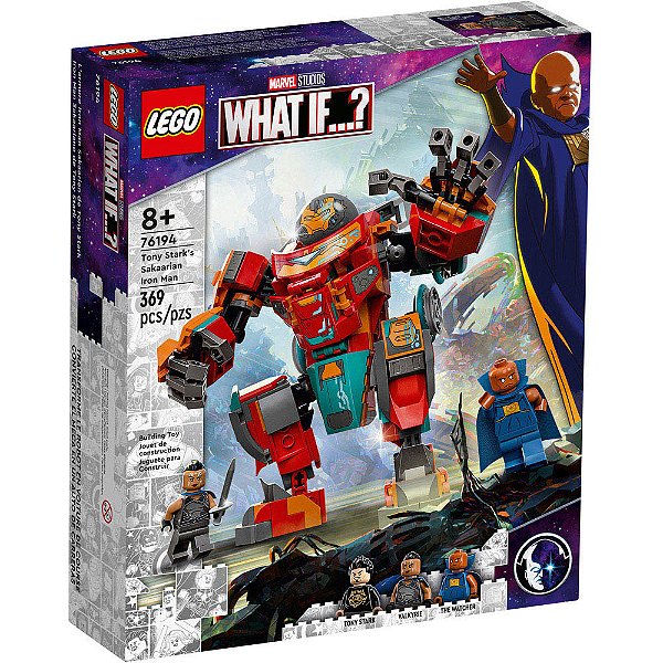 Lego Super Heroes Homem de Ferro Sakaariano de Tony Stark 76194 369pcs