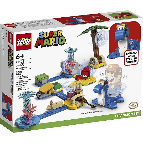 Lego Super Mario Expansão Praia da Dori 71398 229pcs