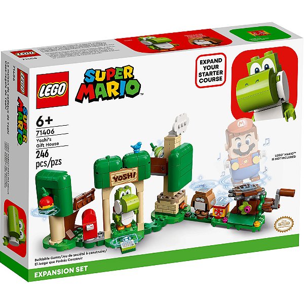 Lego Super Mario Pacote de Expansão - A Casa dos Presentes de Yoshi 71406 246pcs