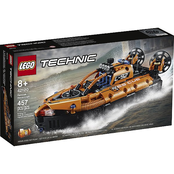 Lego Technic Hovercraft De Resgate 42120