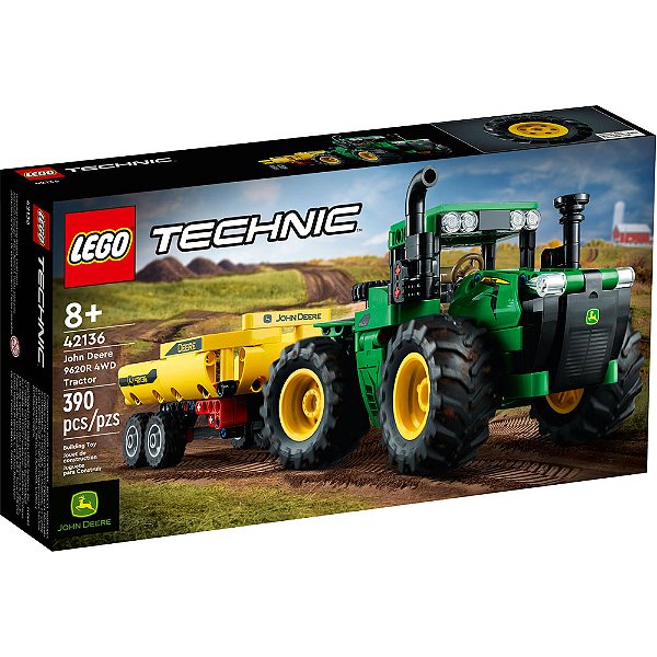 Lego Technic Trator John Deere 9620R 4WD 42136 390pcs