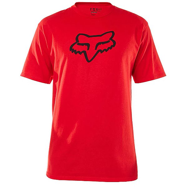 Camiseta Fox Legacy Fox Head Vermelho Masculino