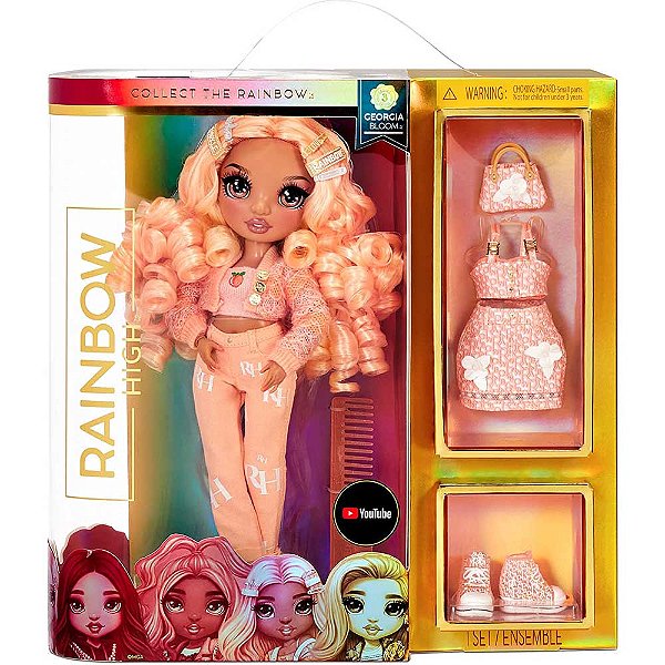 Boneca Rainbow High Core Georgia Bloom
