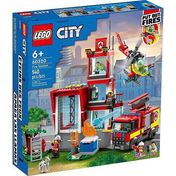 Lego City Quartel dos Bombeiros 60320 540pcs