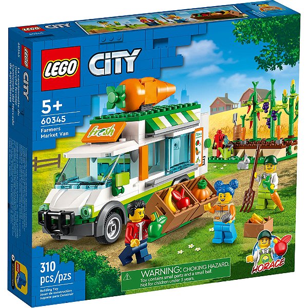 Lego City Van Do Mercado De Agricultores 60345 310pcs