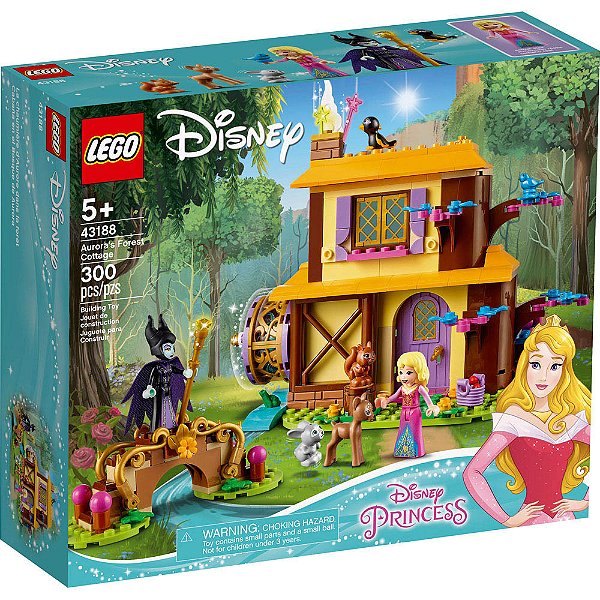 Lego Disney Princess Casa da Floresta de Aurora V39 43188