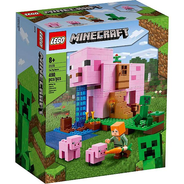Lego Minecraft A Casa Do Porco 490pcs