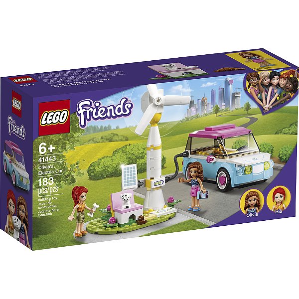 Lego Friends Carro Elétrico Da Olivia 41443