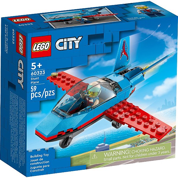 Lego City Aviao De Acrobacias 60323 59pcs