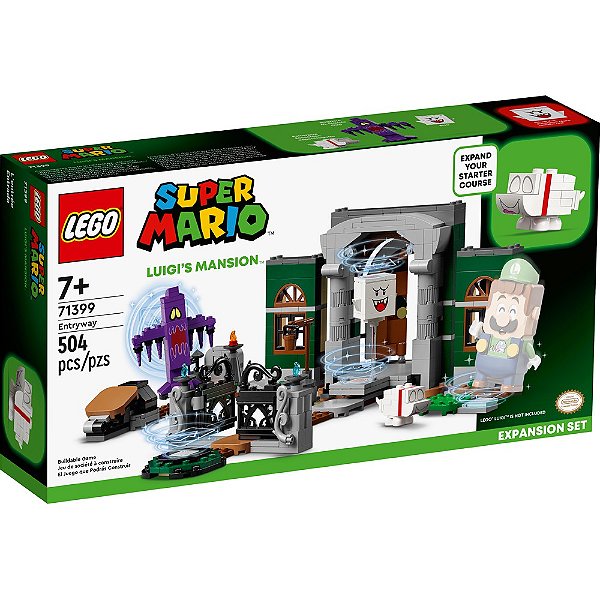 Lego Super Mario Exp Entrada Mansão Luigi 71399 504pcs