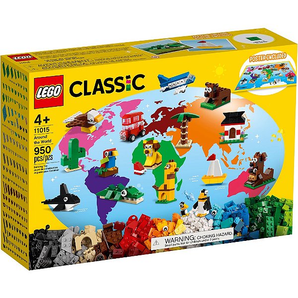 Lego Classic Ao Redor Do Mundo 11015 950pcs