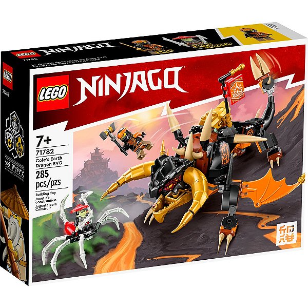 Lego Ninjago Dragao De Terra Evo Do Cole 71782 285pcs