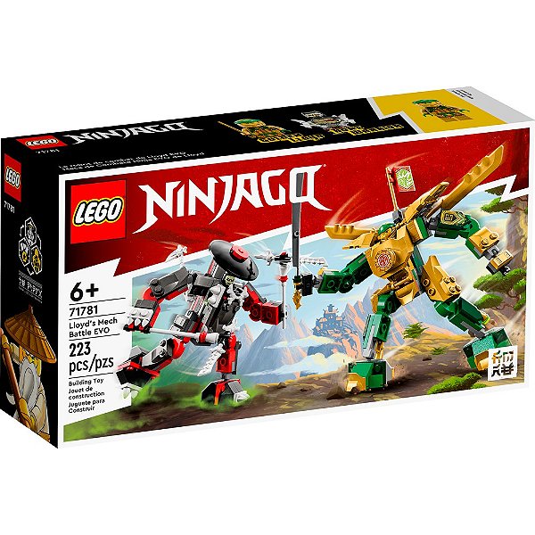 Lego Ninjago Robo De Combate Evo Do Lloyd 71781 223pcs