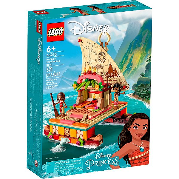 Lego Disney Princess Catamara Descobertas Moana 43210 321pcs