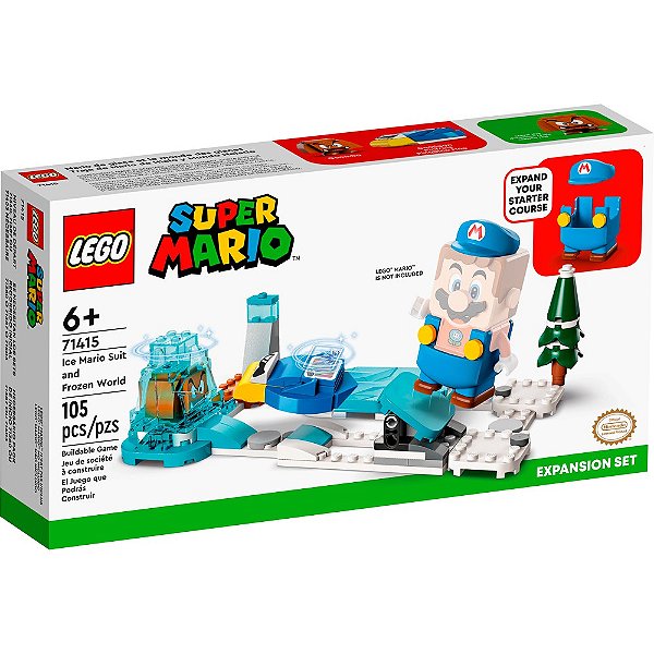 Lego Super Mario Exp Traje Mario Mundo Gelado 71415 105pcs