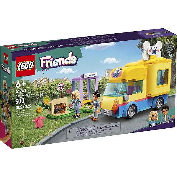 Lego Friends Van de Resgate Canino 41741 300pcs