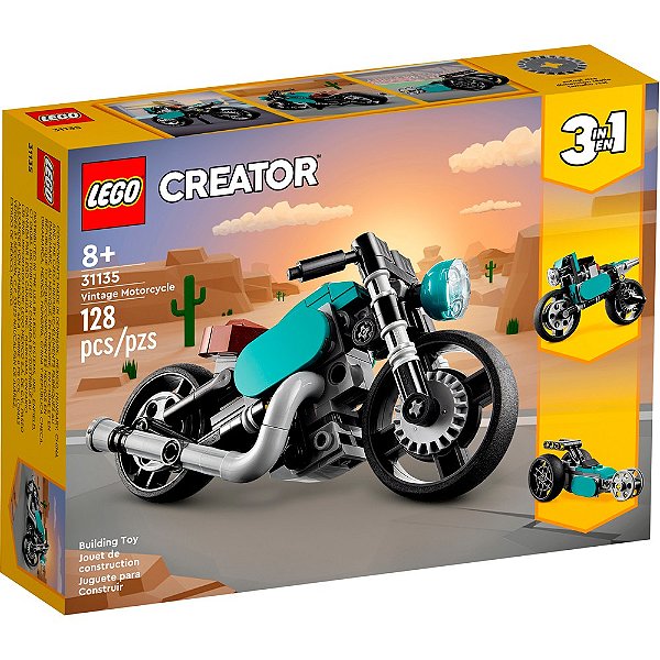 Lego Creator Motocicleta Vintage 31135 128pcs